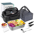 HomyNord-Electric Lunch Box – Premium 2-in-1 Food Warmer with Stainless Steel Interior