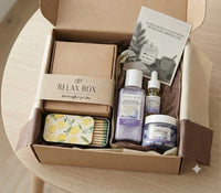 Relax Box – Lavender & Cedarwood Self-Care Gift Set