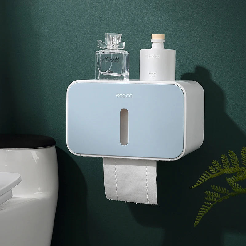 Waterproof Wall-Mounted Toilet Paper Holder-Homynord