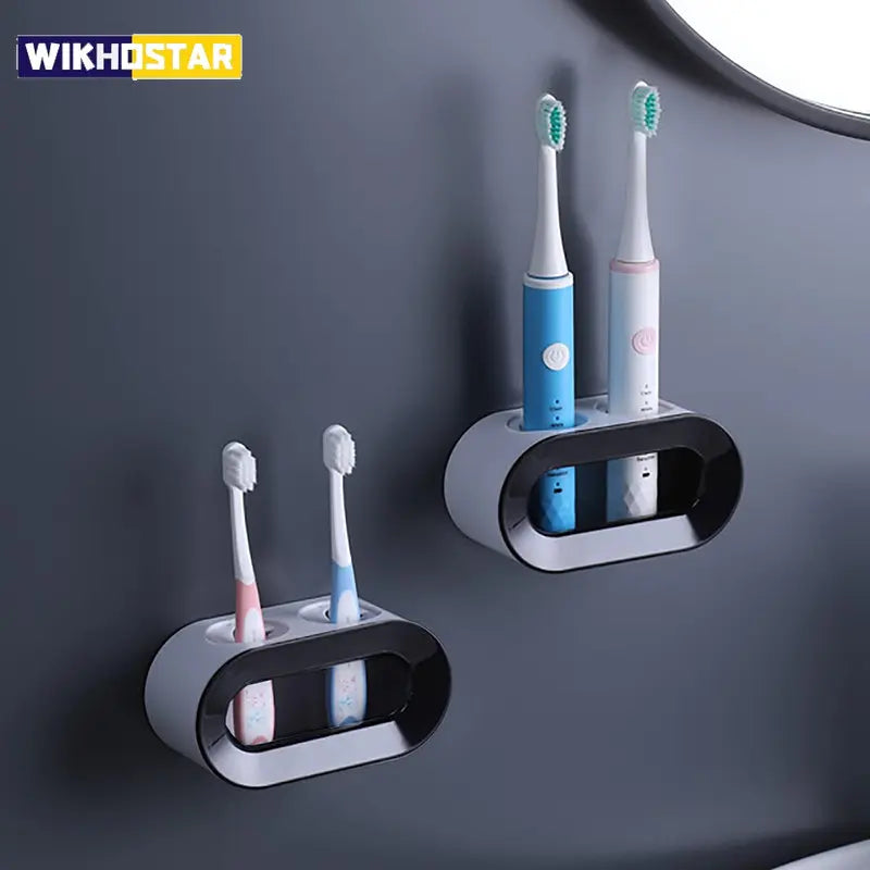 Electric Toothbrush Holder Wall Mounted Organizer-Homynord