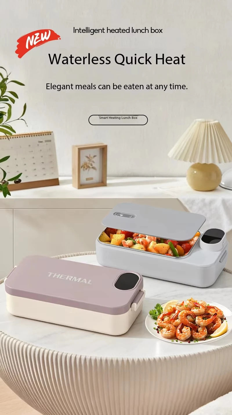 Portable Rechargeable Electric Lunch Box – Smart Heating & Heat Preservation
