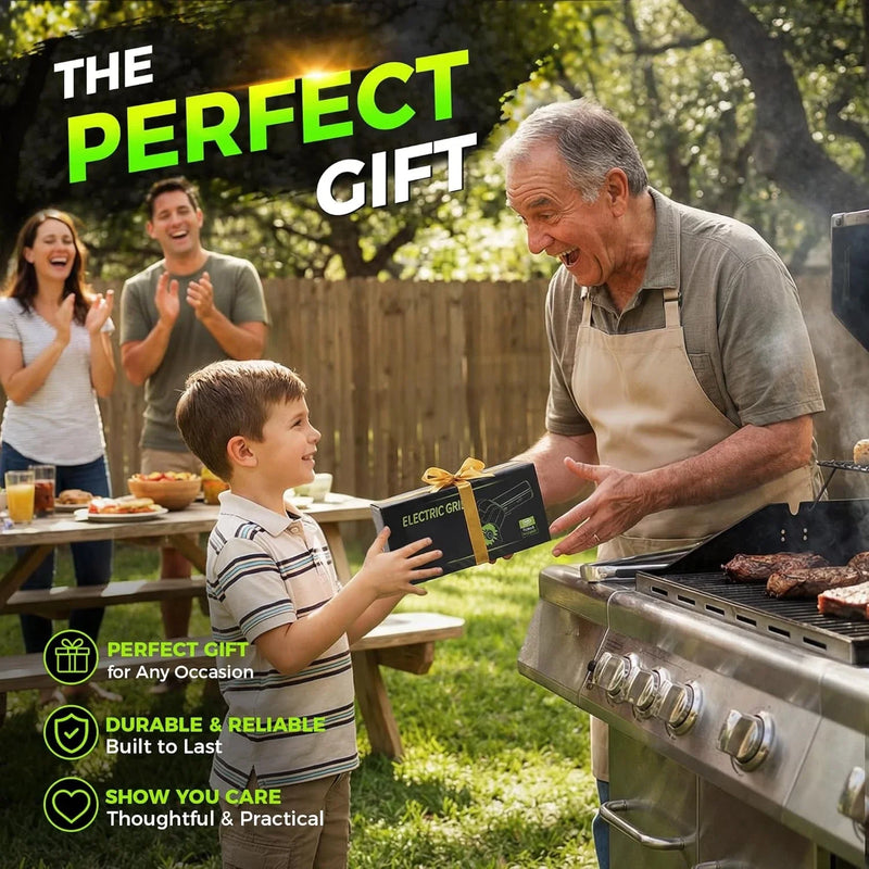 GrillMaster Pro™ 800 RPM Electric Grill Brush-Homynord