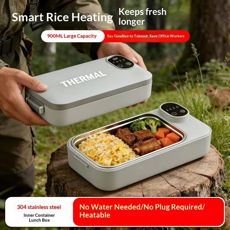 Portable Rechargeable Electric Lunch Box – Smart Heating & Heat Preservation