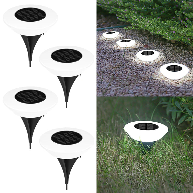 Solar Glow Path Lights (4-Pack) – Waterproof LED Garden Pathway Lights