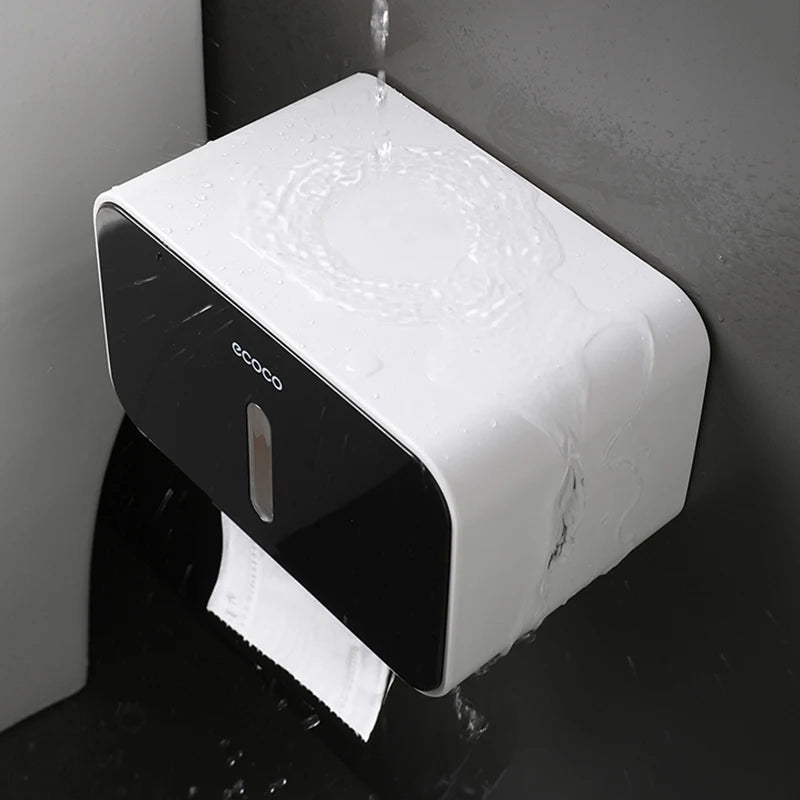 Waterproof Wall-Mounted Toilet Paper Holder-Homynord