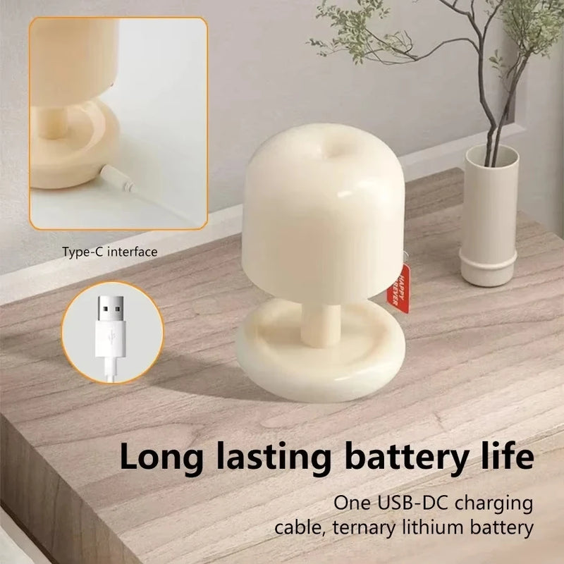 Rechargeable Sunset LED Table Lamp – Touch Control Ambient Night Light