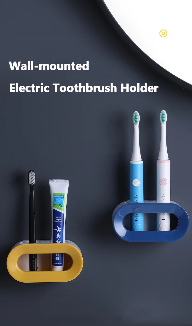 Electric Toothbrush Holder Wall Mounted Organizer-Homynord
