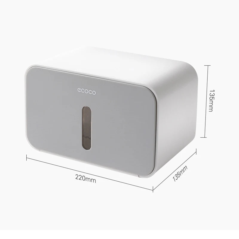 Waterproof Wall-Mounted Toilet Paper Holder-Homynord