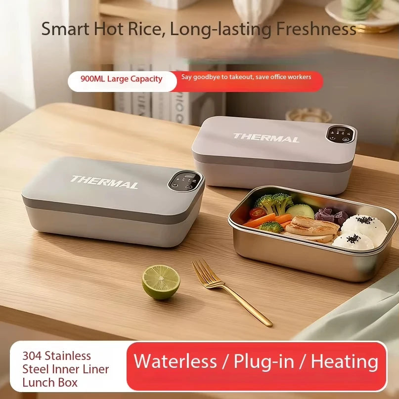 Portable Rechargeable Electric Lunch Box – Smart Heating & Heat Preservation