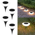 Solcellsdriven markbelysning (4-pack) – Vattentäta LED-lampor för trädgårdsgångar