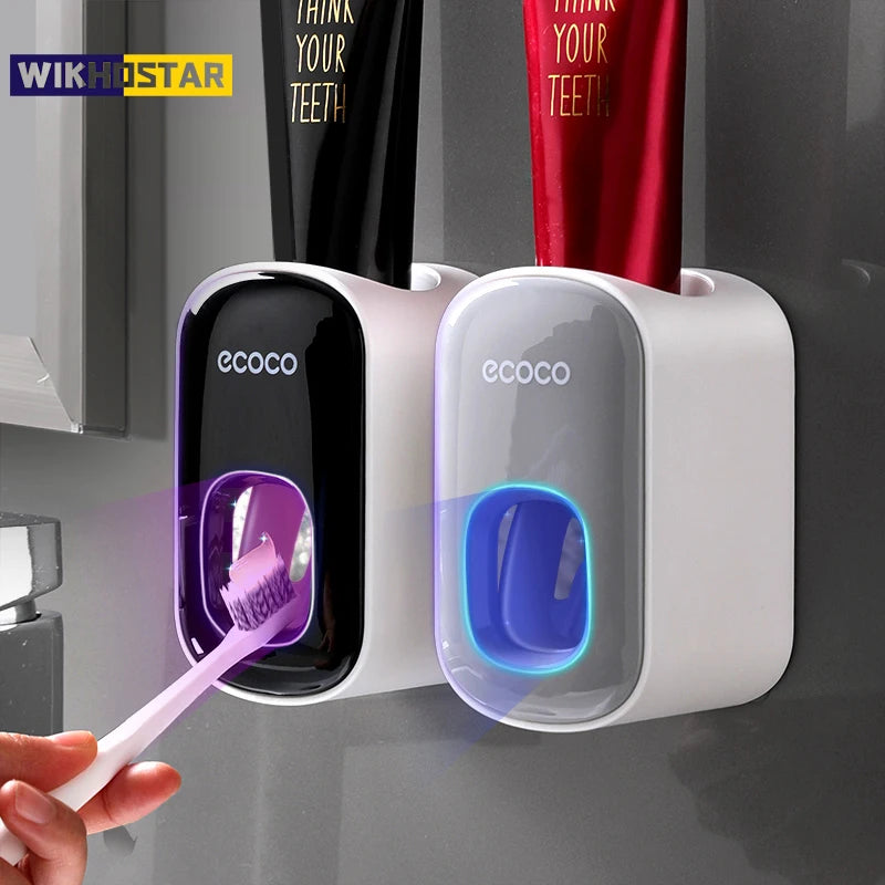 Automatic Wall-Mounted Toothpaste Dispenser & Holder