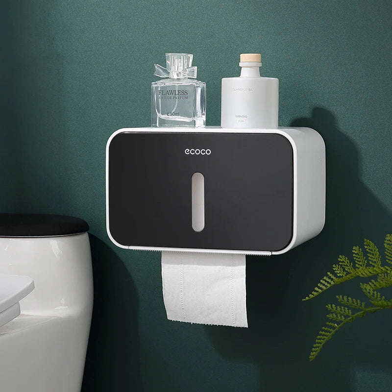 Waterproof Wall-Mounted Toilet Paper Holder-Homynord