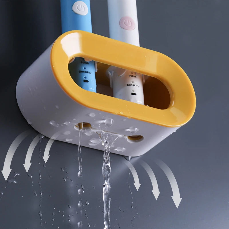 Electric Toothbrush Holder Wall Mounted Organizer-Homynord