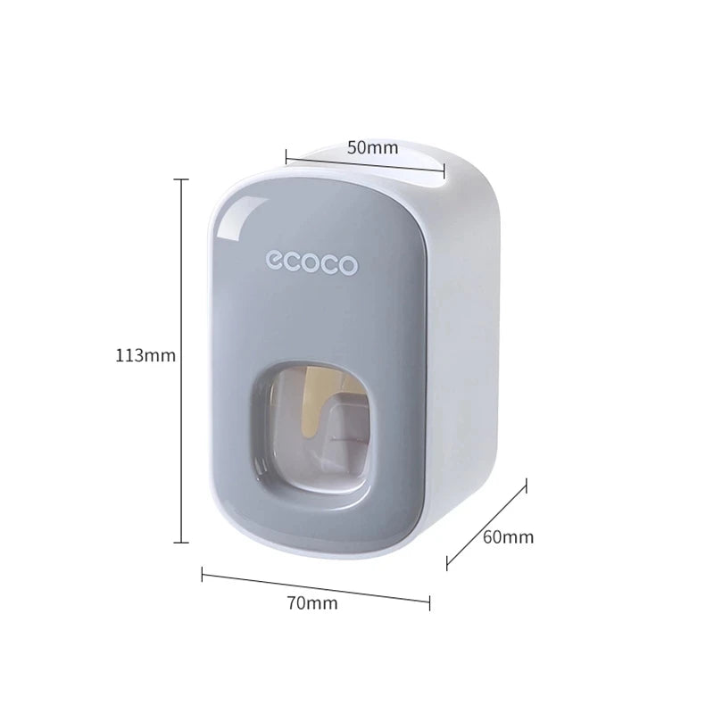 Automatic Wall-Mounted Toothpaste Dispenser & Holder