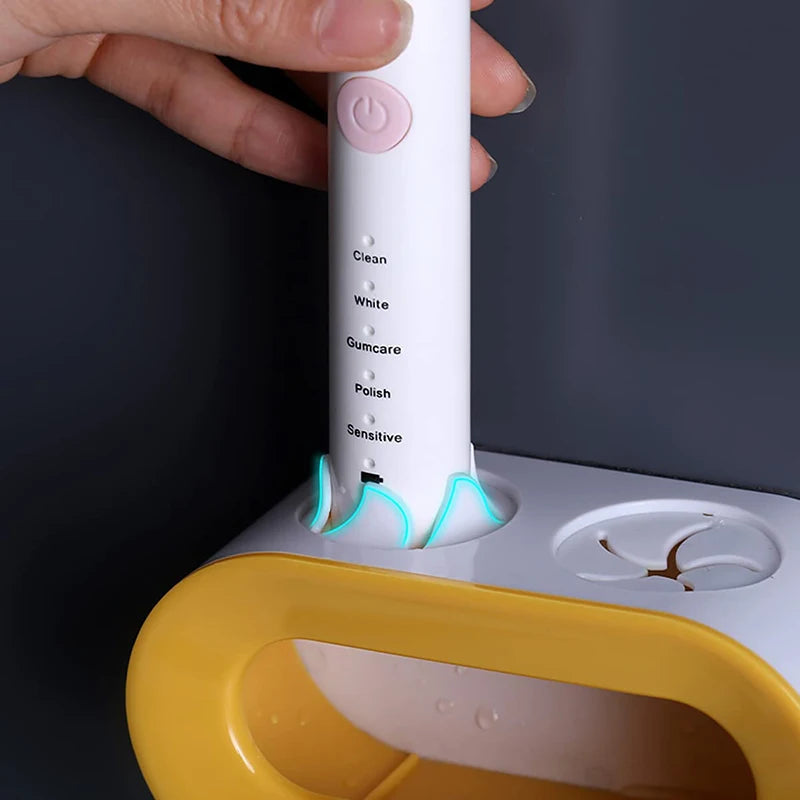 Electric Toothbrush Holder Wall Mounted Organizer-Homynord