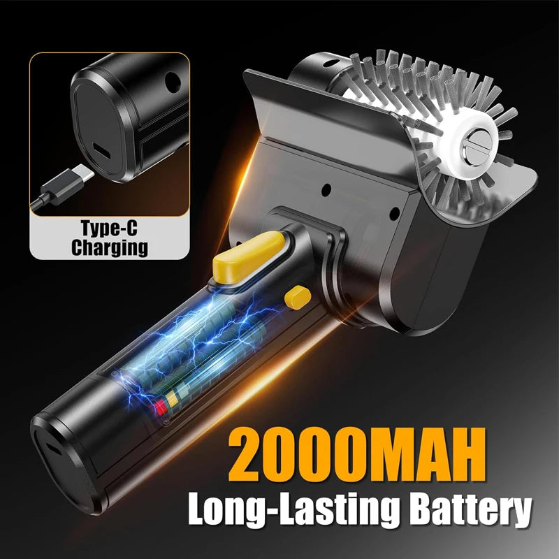 GrillMaster Pro™ 800 RPM Electric Grill Brush-Homynord