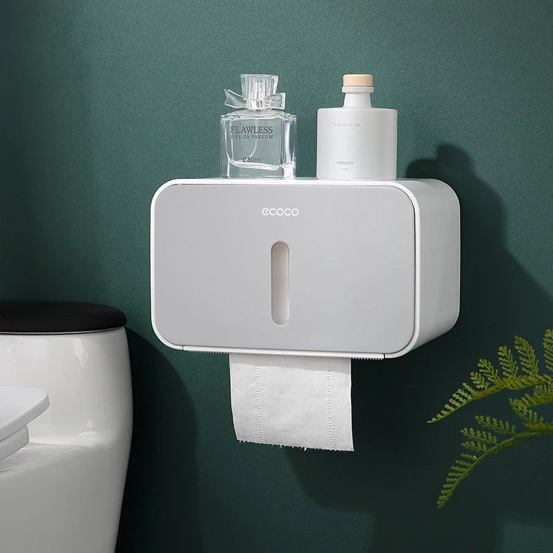 Waterproof Wall-Mounted Toilet Paper Holder-Homynord