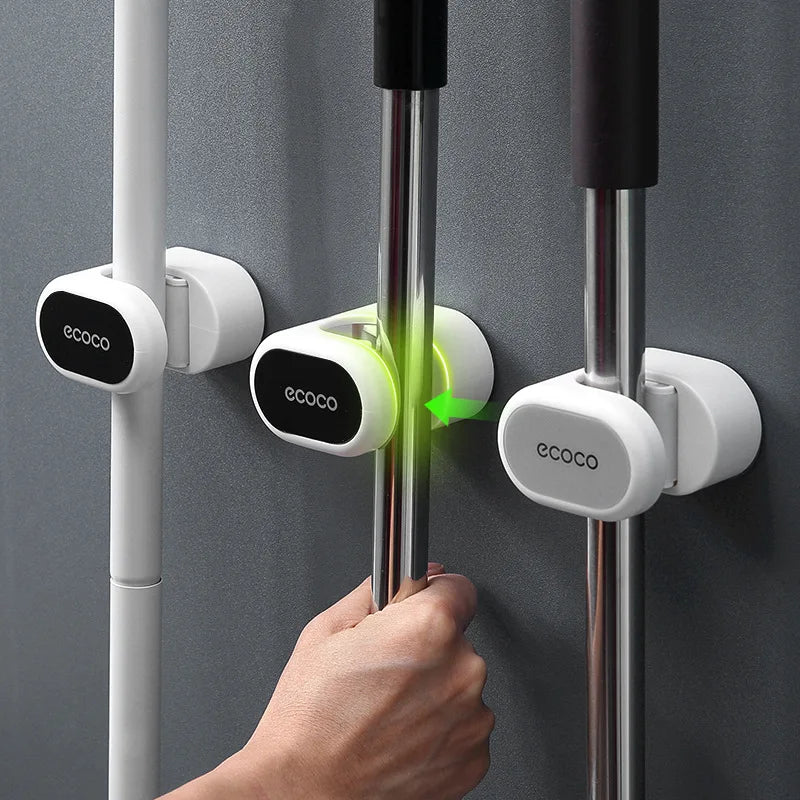 Wall-Mounted Mop & Broom Holder-Homynord