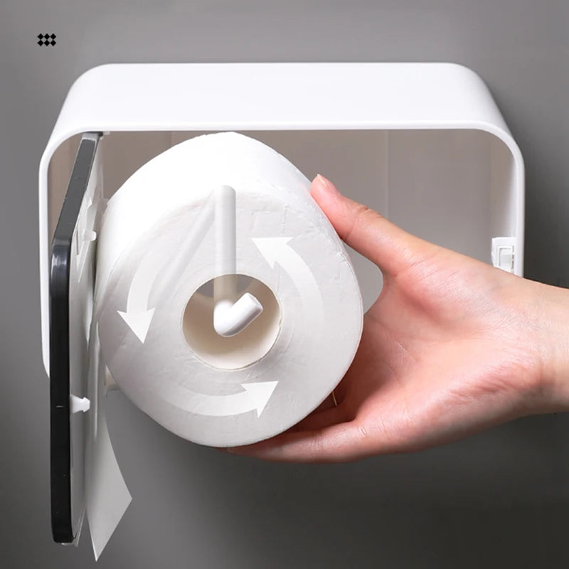 Waterproof Wall-Mounted Toilet Paper Holder-Homynord