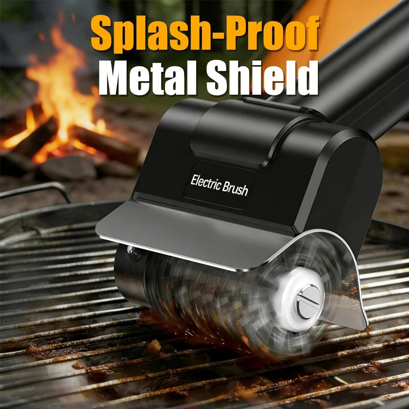 GrillMaster Pro™ 800 RPM Electric Grill Brush-Homynord