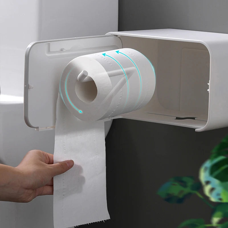 Waterproof Wall-Mounted Toilet Paper Holder-Homynord
