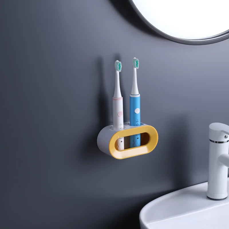 Electric Toothbrush Holder Wall Mounted Organizer-Homynord