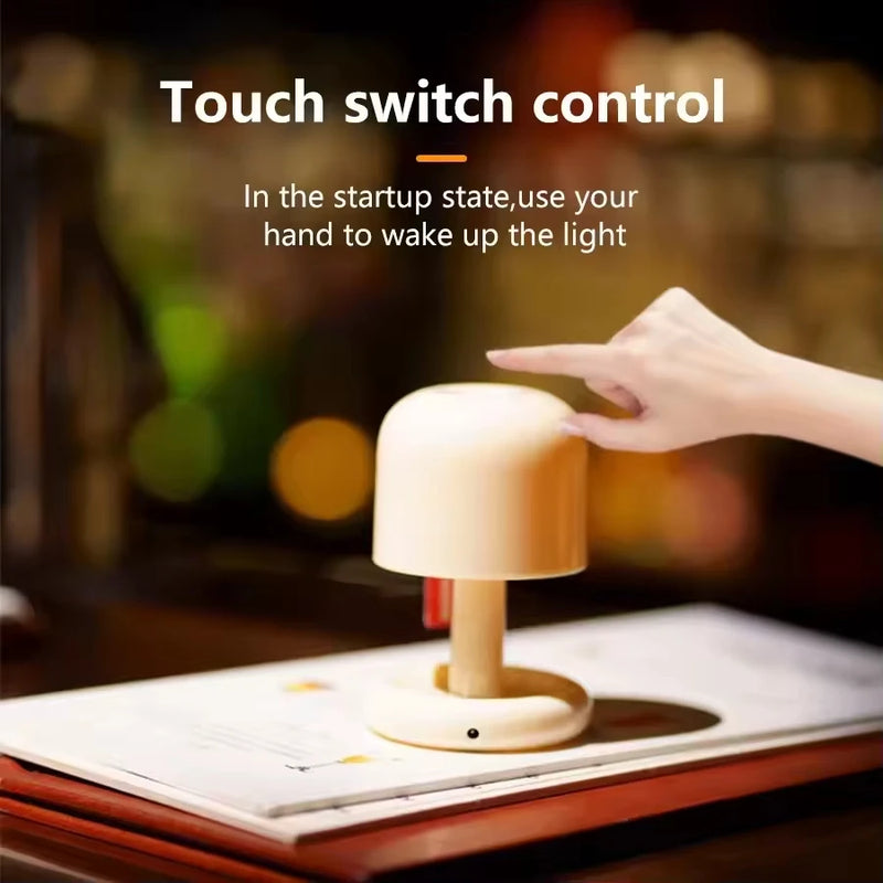 Rechargeable Sunset LED Table Lamp – Touch Control Ambient Night Light