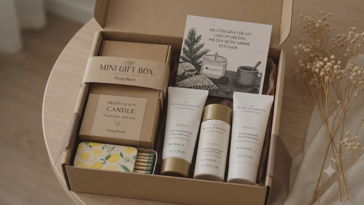 Mini Gift Box | Luxury Skincare Gift Set with Rituals® The Ritual of Namaste | Candle Optional
